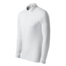 Pique Polo LS белый